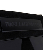 Кожаная сумка через плечо icon k Karl Lagerfeld - черный(236W3184)