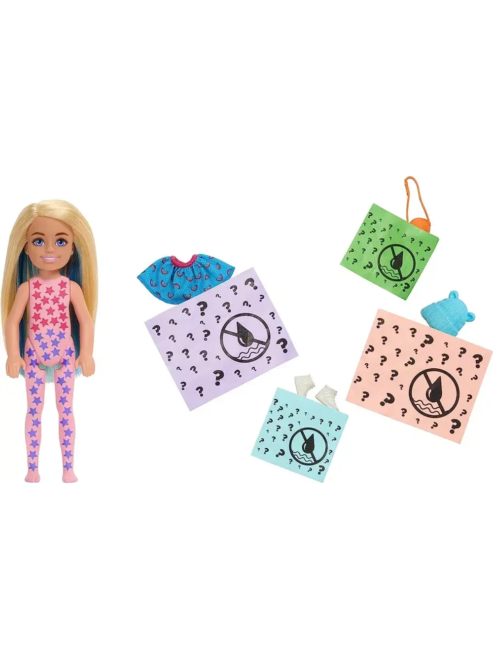 Кукла Barbie Color Reveal Surprise Doll Челси Спорт HKT85