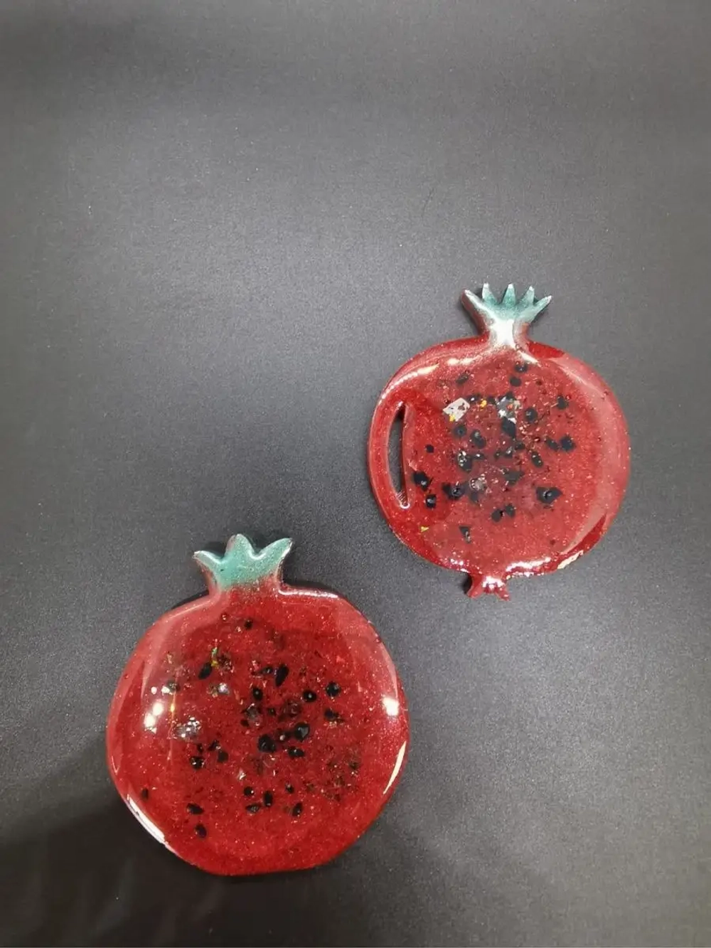 Силиконовая форма для брошки гранат