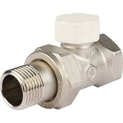Клапан запорно-балансировочный STOUT 1/2" прямой 32846