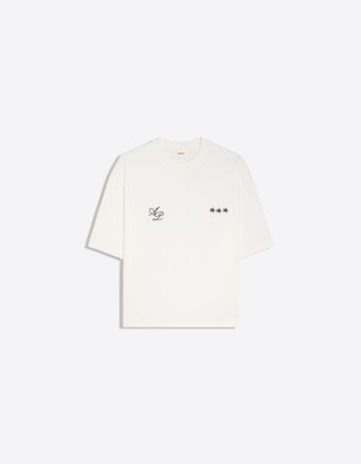 Мужская футболка boxy fit с вышивкой - BERSHKA