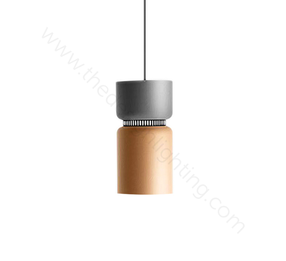 Pendant design lamp  ASPEN S17 by B.Lux (Grey+Orange)