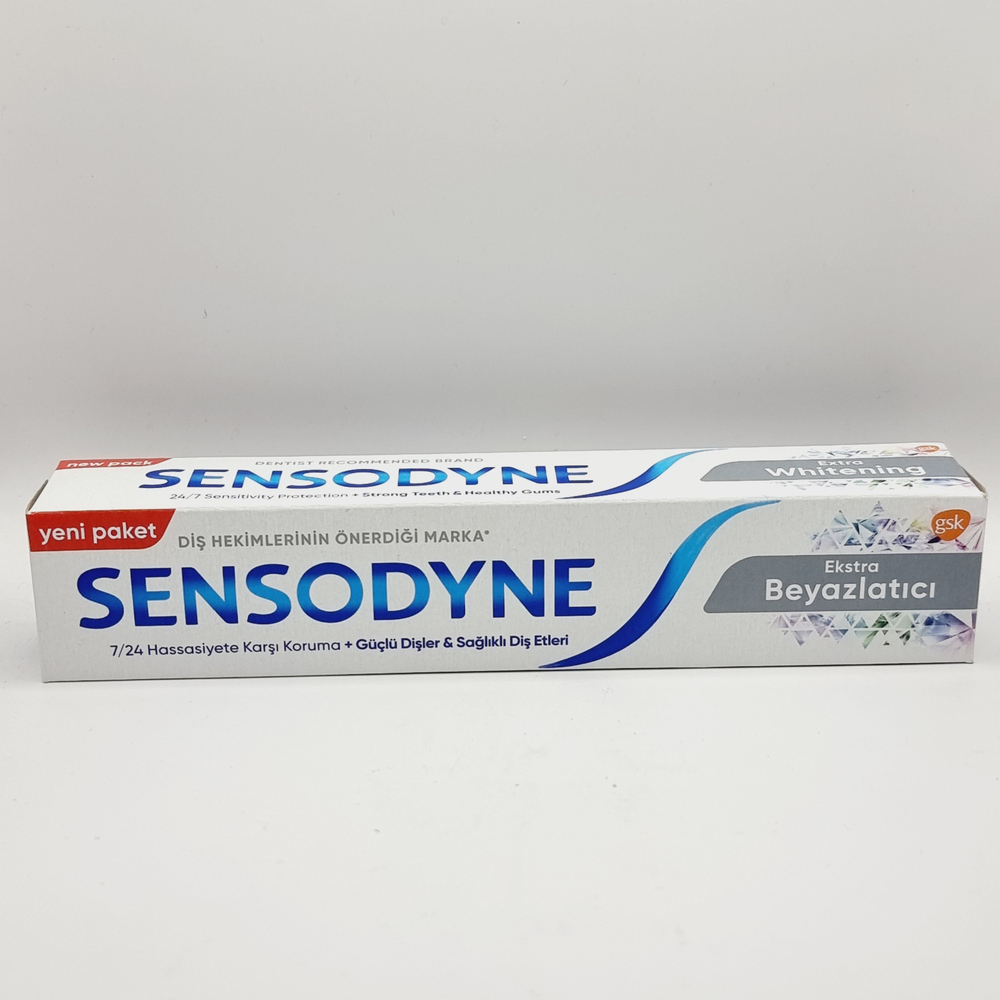 Sensodyne Зубная паста Extra Whitening отбеливающая 75 мл (EU)
