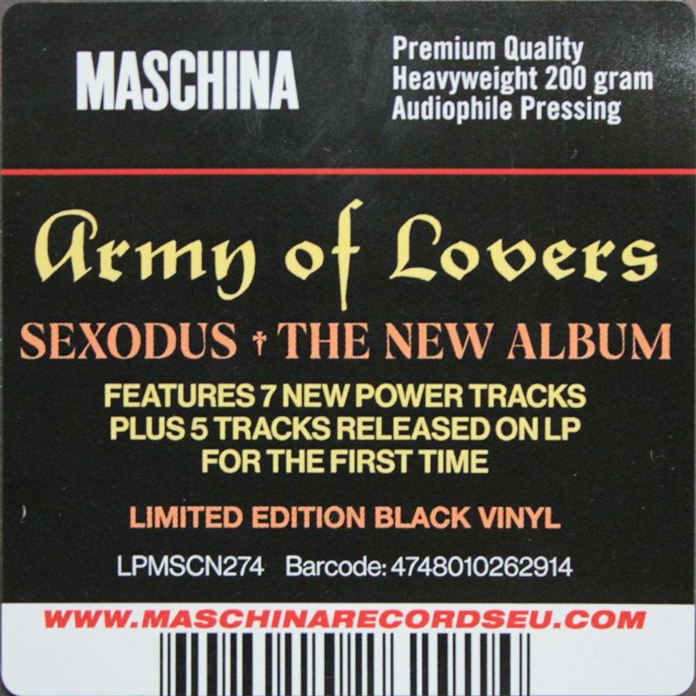 Army Of Lovers. Sexodus (LP) 2024 Новый альбом
