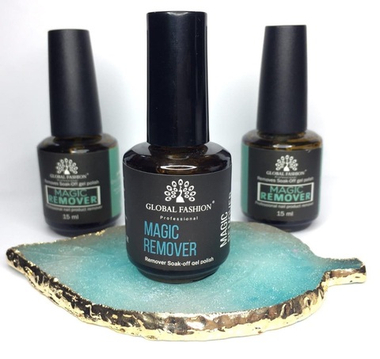 Жидкость для снятия гель лака 15 ml, Magic Remover Global Fashion