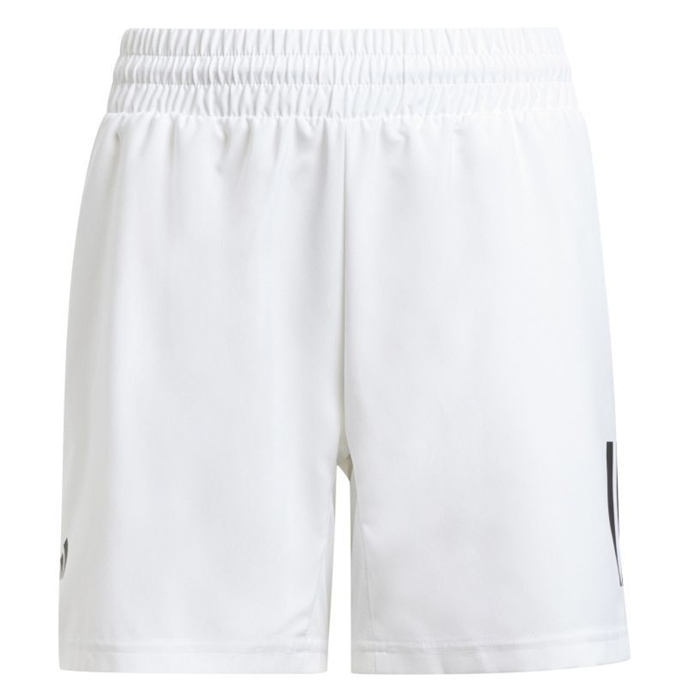 Шорты для мальчика теннисные Adidas Club Tennis 3 полоски - белые