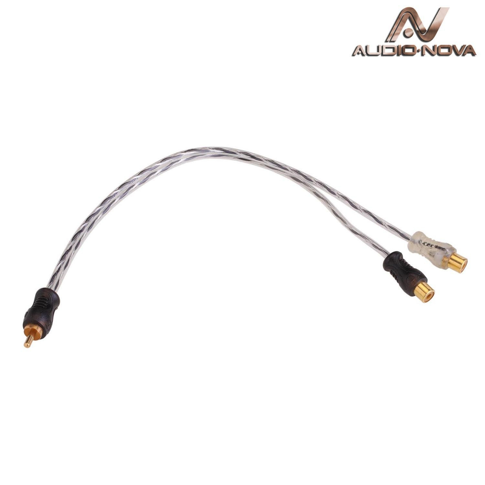 Audio Nova RC4-1M2F ECO сигнальный кабель RCA (Y-адаптер: 1 штекер → 2 гнезда)