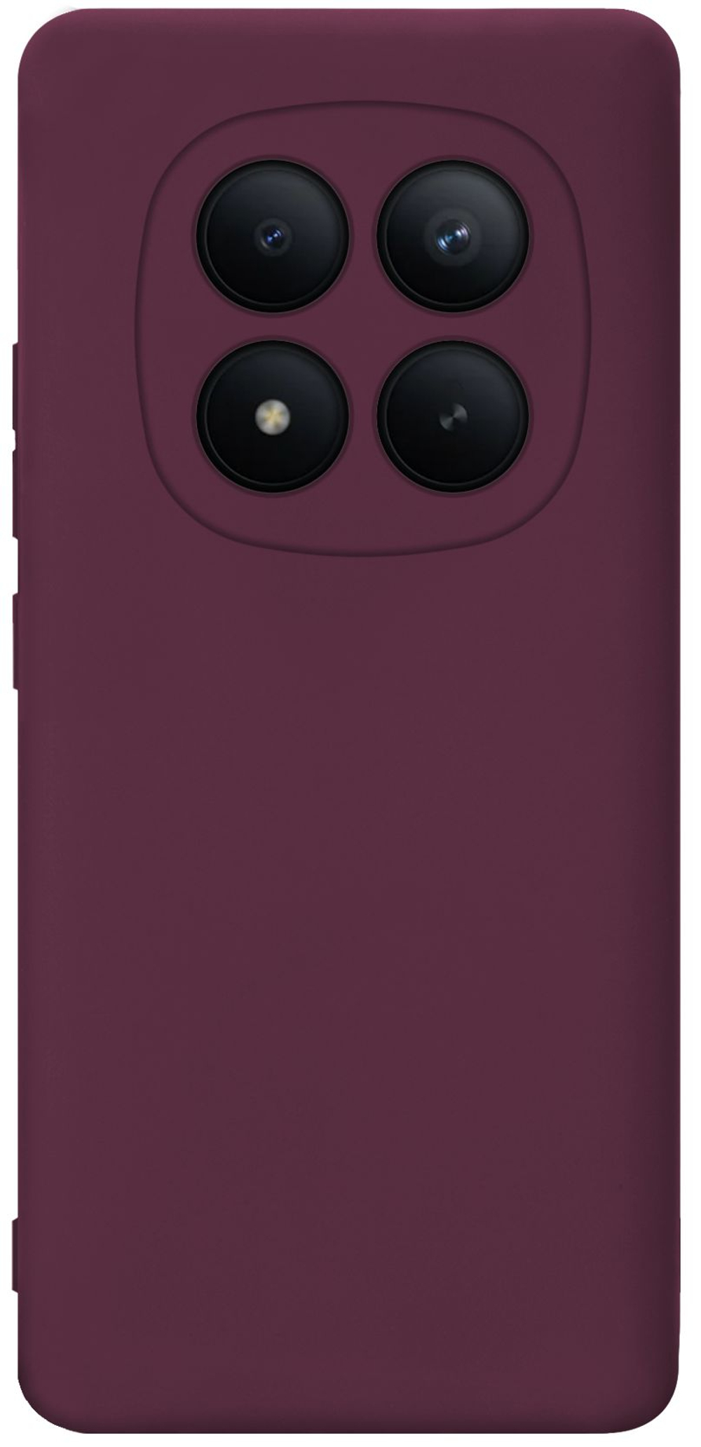 Мягкий Soft Touch чехол из силикона для RN 15 PRO+/POCO M8 PRO с бархатной подкладкой