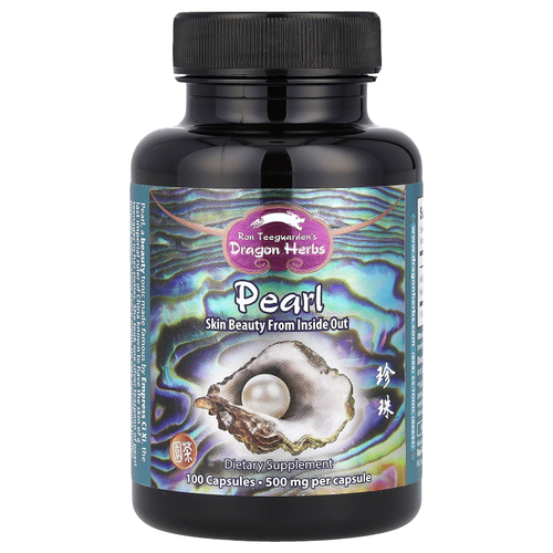 Dragon Herbs, жемчуг, 500 мг, 100 капсул