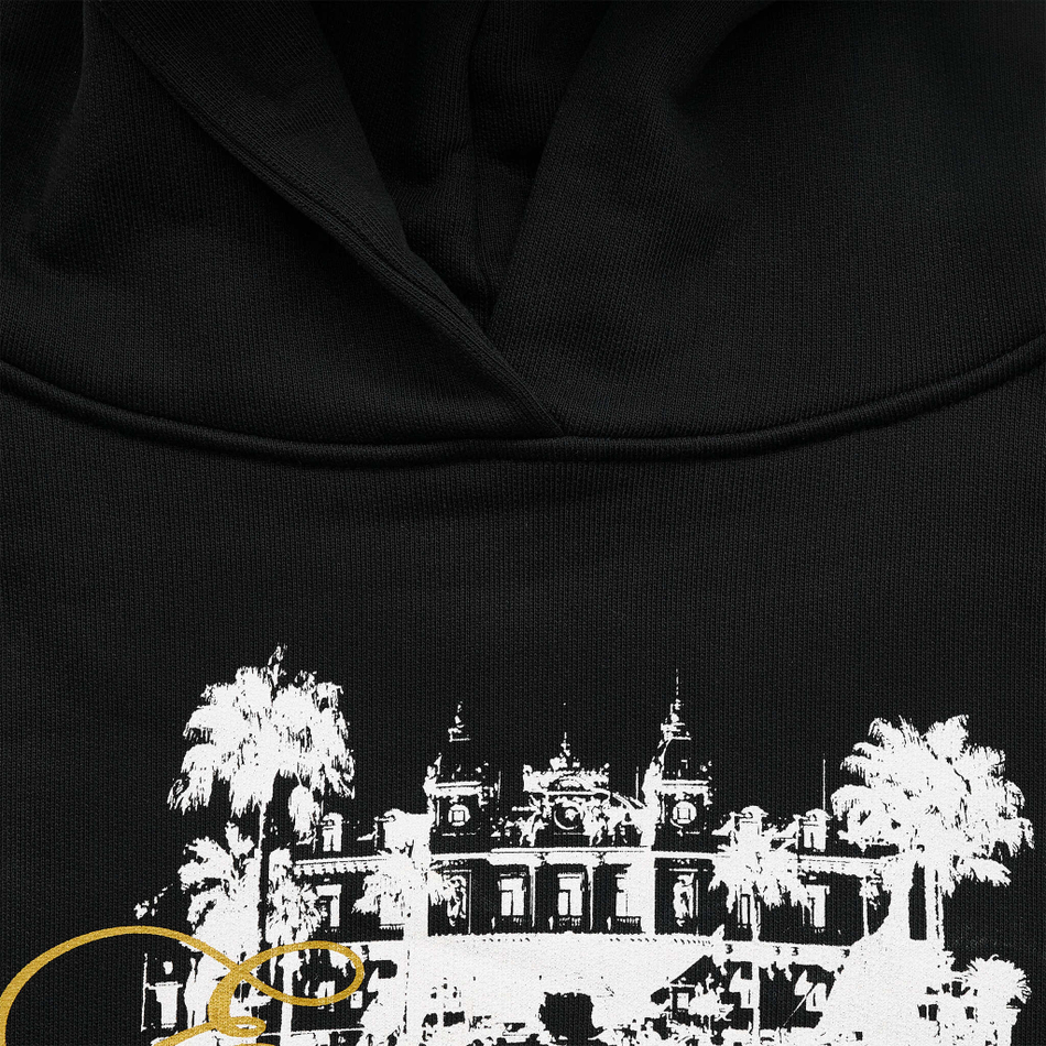 CASINO CROPPED HOODIE OVERSIZED