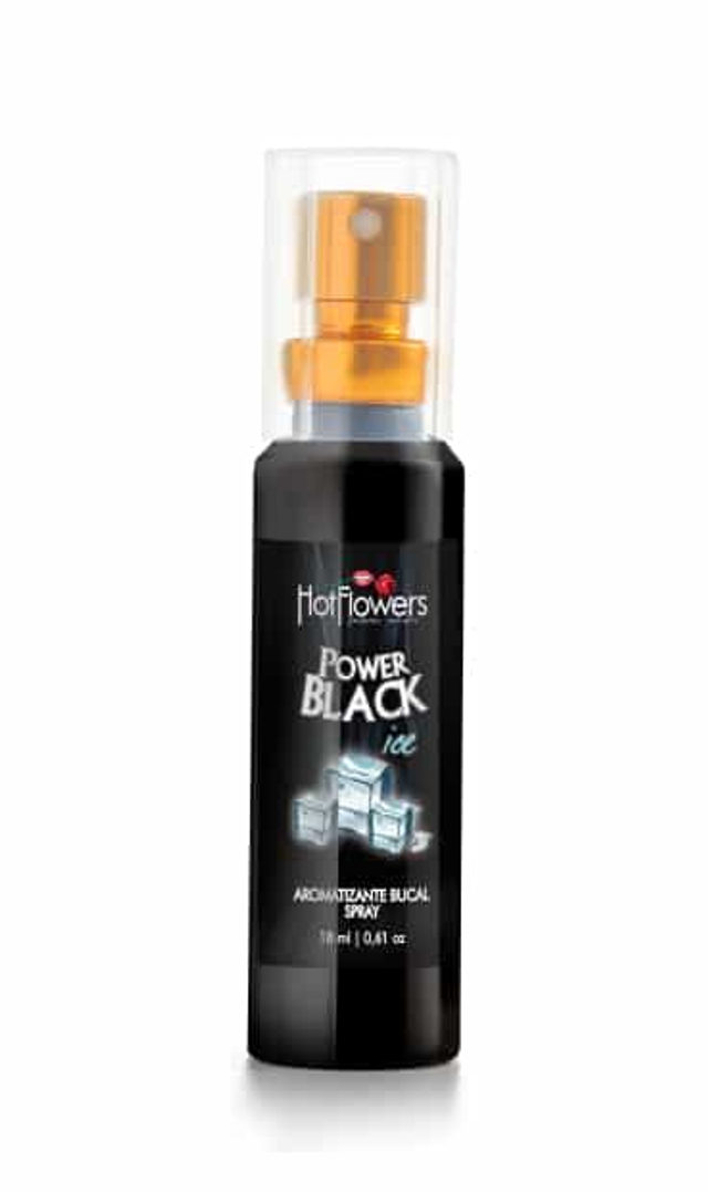 Спрей для рта POWERBLACK согревающим эффектом.