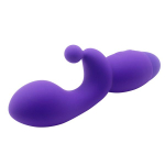 Фиолетовый вибратор INDULGENCE G Kiss - 16,5 см. (Цвет: фиолетовый)