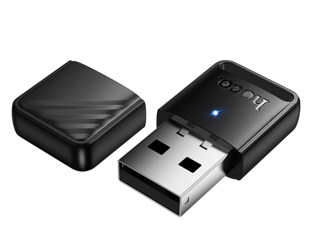 USB-адаптер беспроводной Hoco UA42 Bluetooth 5.4 для подключения ноутбука, мыши, клавиатуры