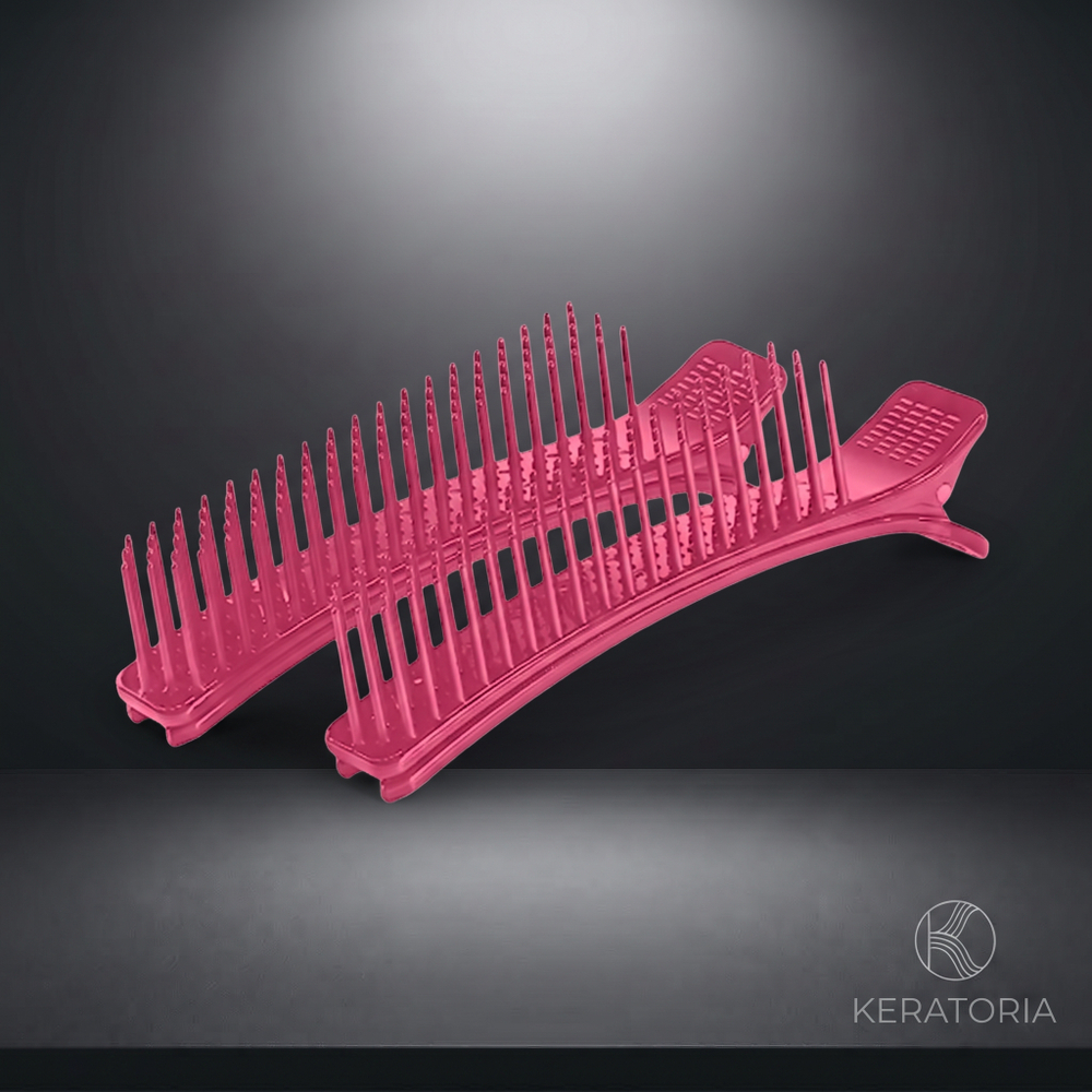 Зажимы пластиковые с зубчиками Keratin Tools, 2 шт.
