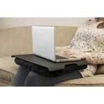 Подставка с пластиковым подносом laptray черная