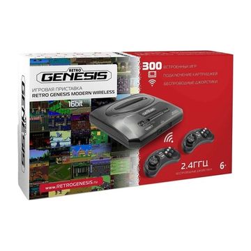 Игровая приставка Retro Genesis Modern Wireless, 300 игр