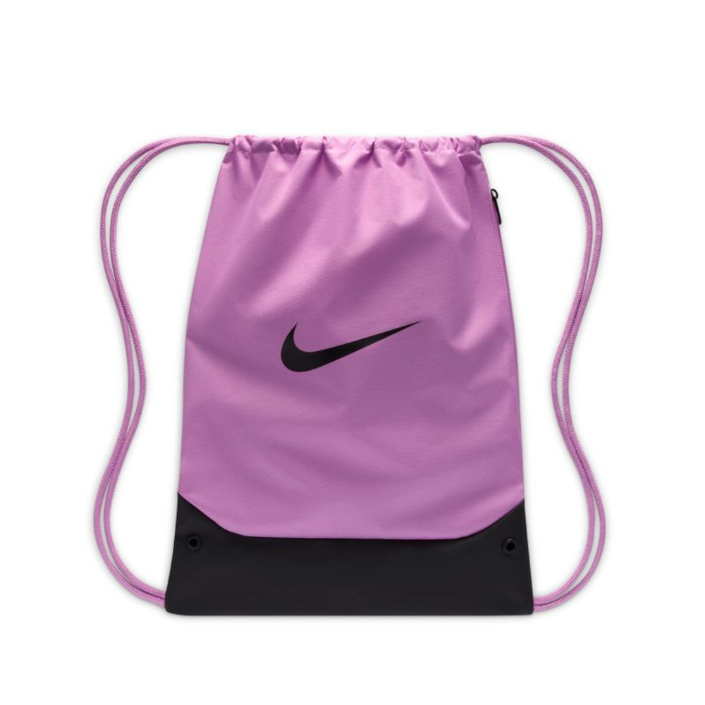 Теннисный рюкзак Nike Brasilia Drawstring Gym Bag — светло-пурпурный/чёрный/чёрный