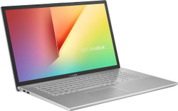 Ноутбук ASUS VivoBook 17 K712JA-BX243T 90NB0SZ3-M04190 Intel Core i3 1005G1/ 8192 Mb/ 17.3; HD+ 1600x900/ 256 Gb SSD/ Intel UHD Graphics/ Windows 10 Home/ серебристый