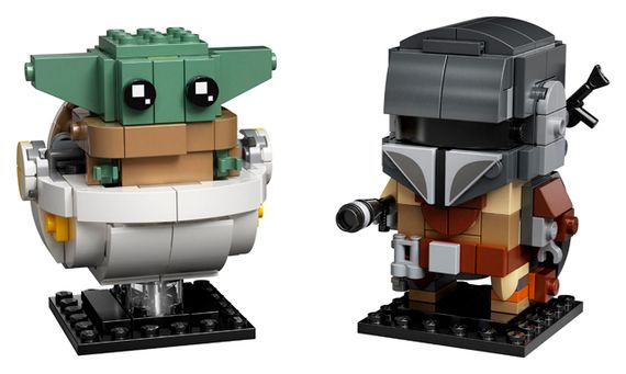 Lego konstruktor Brickheadz 75317 The Mandalorian# &amp; The Child