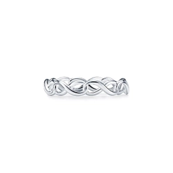 Кольцо из серебра 925, Tiffany 💠 Infinity Narrow - В наличии