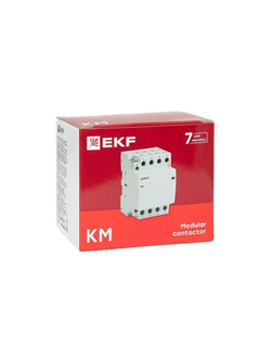 Контактор модульный КМ 40А 4NО (3 мод.) EKF km-3-40-40