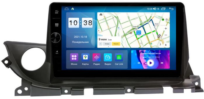 Магнитола для Mazda 6 2019+ - Parafar PF015LUX2LHDAV на Android 12, Быстрая, CarPlay, 4G SIM-слот