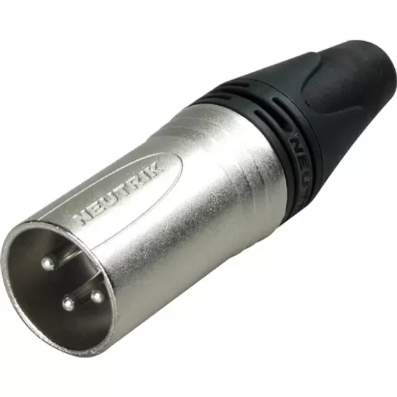Neutrik NC3MXCC разъем XLR male для цифровых аудиосигналов (AES/EBU), обжим, для AES3