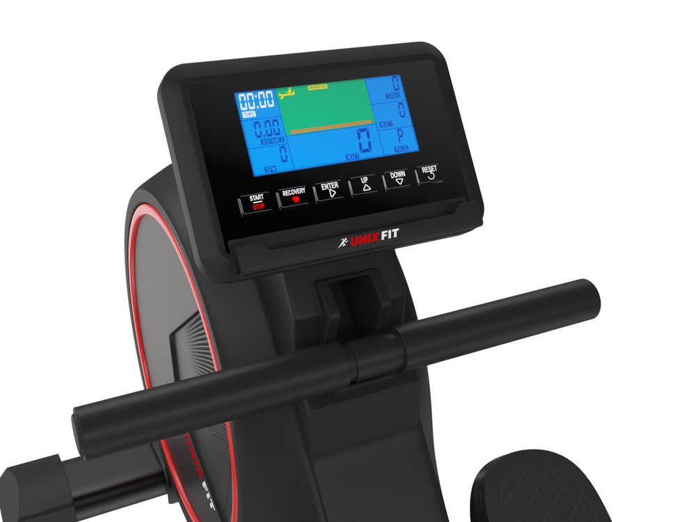 Гребной тренажер UNIX Fit электронная нагрузка / Techno Rower 410E