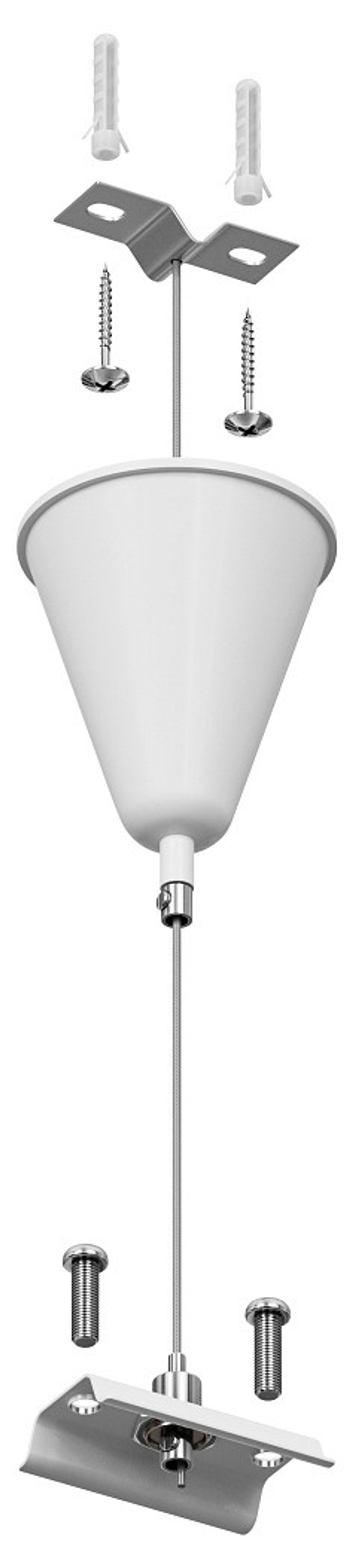 Подвес для трека Denkirs DK Track White TR1105-WH