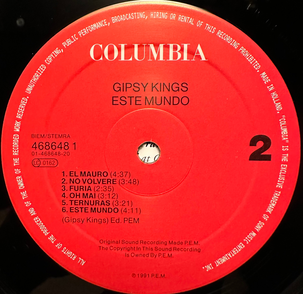 Gipsy Kings - Este Mundo (Голландия 1991г.)