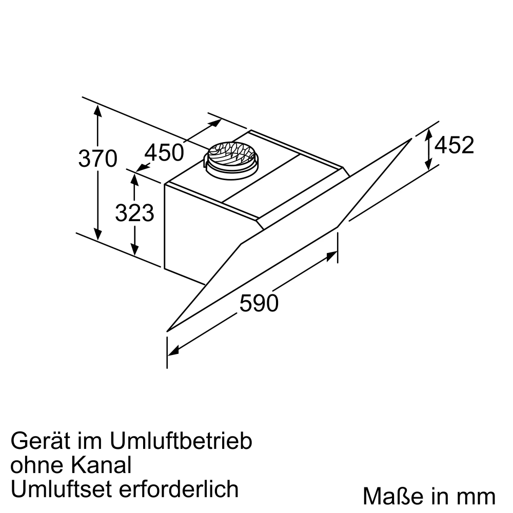 Каминная вытяжка Bosch DWK67CM60