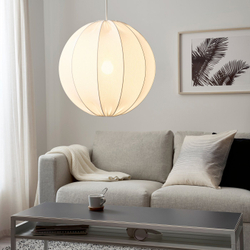 IKEA REGNSKUR  (ИКЕА РЕГНСКУР)  -  Абажур для подвесной лампы - круглый белый 50 см