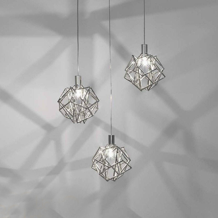 Pendant design lamp  Etoile by Terzani 3 (Silver)