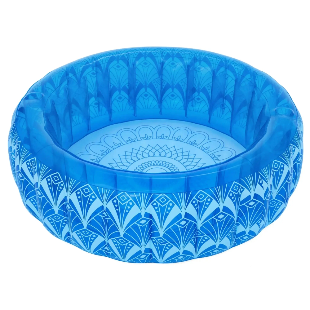 Бассейн надувной круглый 168*53 см Bohemian Blue Inflatable Bestway (54479)