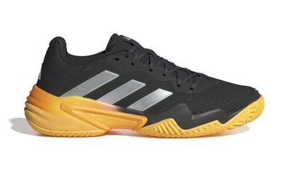 Мужские кроссовки теннисные Adidas Barricade 13 M - black/yellow/orange