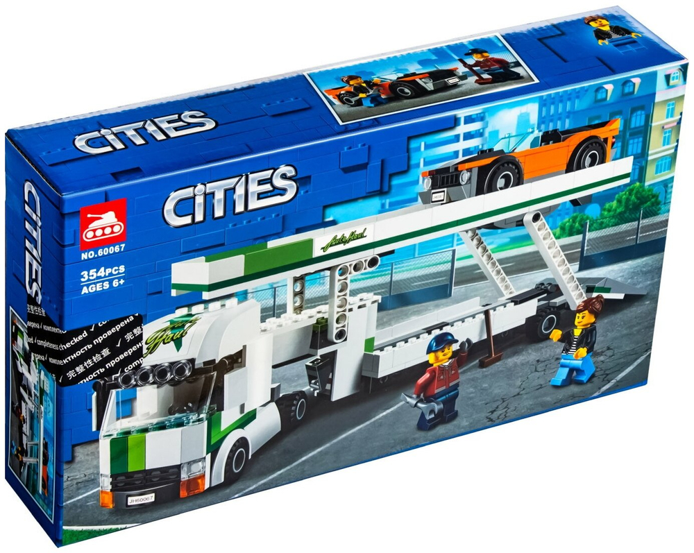 Конструктор 60067 "Автовоз", 354 детали