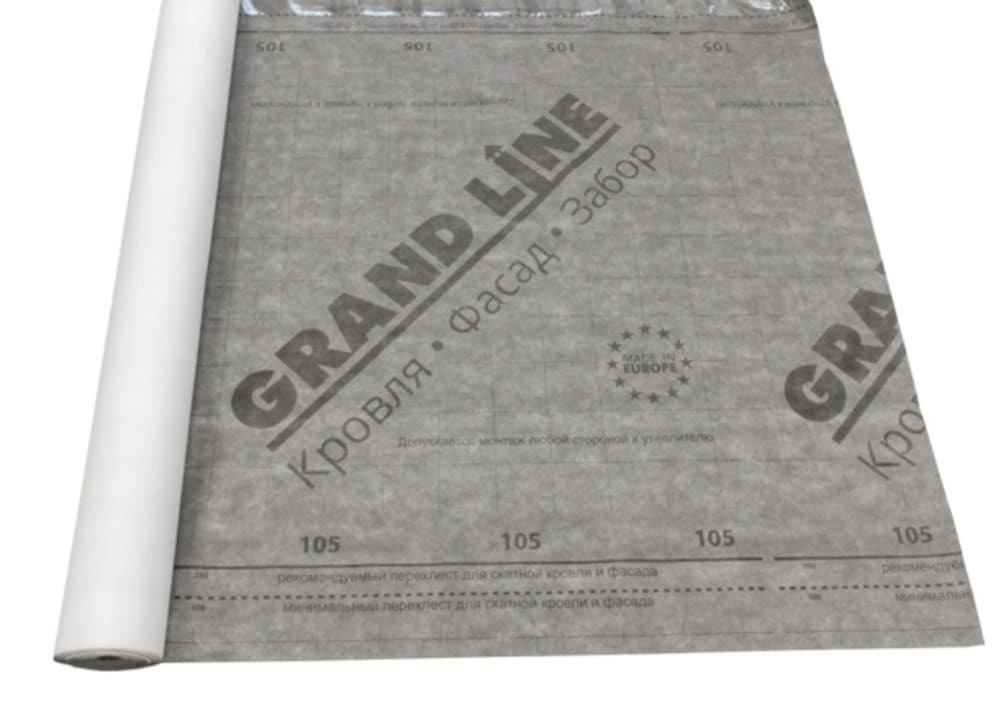 Мембрана супер диффузионная Grand Line 105+Tape (75м2)