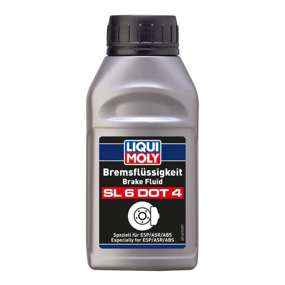 Liqui Moly, SL6 DOT 4 brake fluid. 250cc