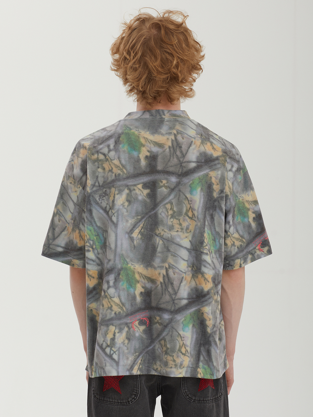 Мужская Футболка Id Rather Camo