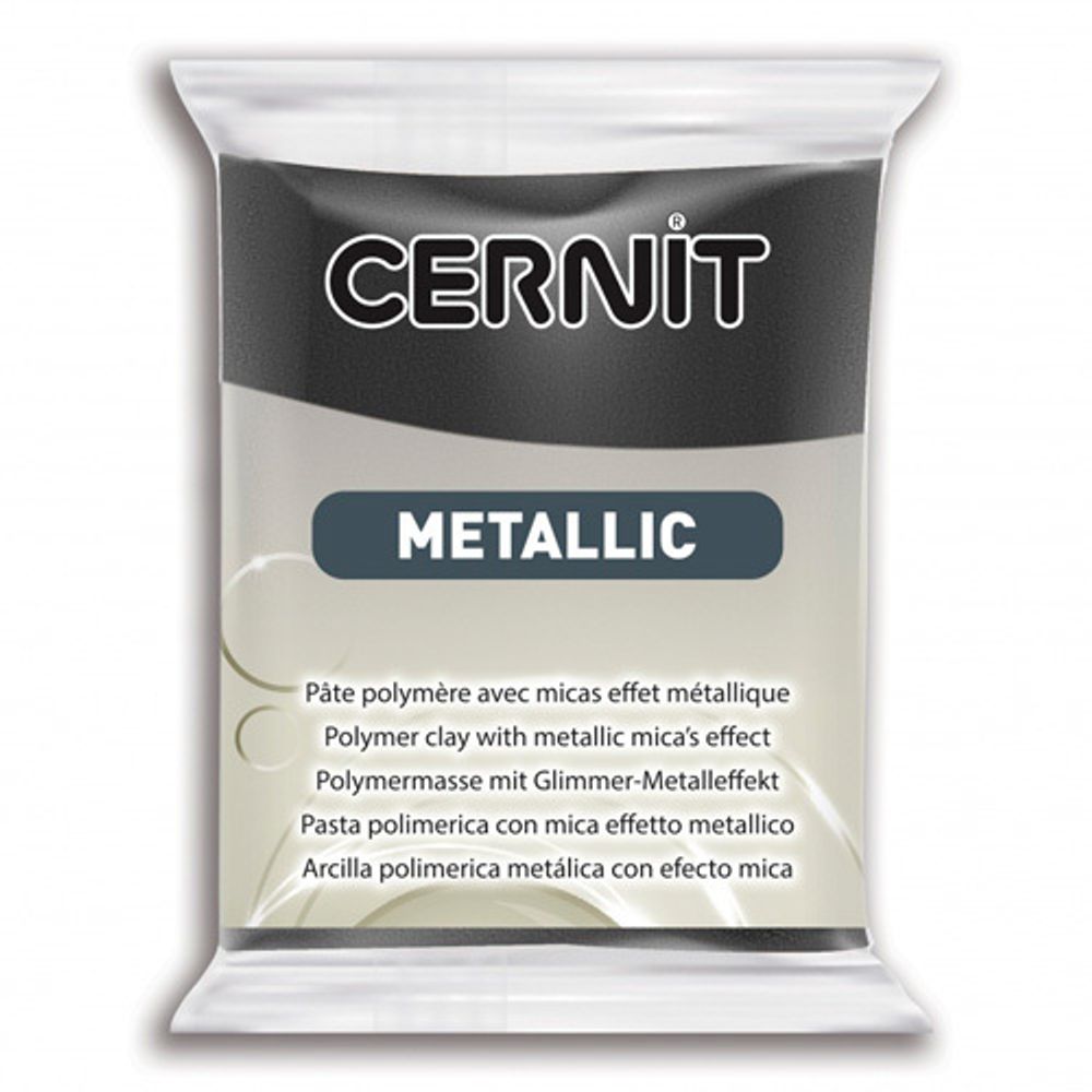 Полимерная глина Cernit Metallic запекаемая, имитация металла 56 гр, 169 красный железняк