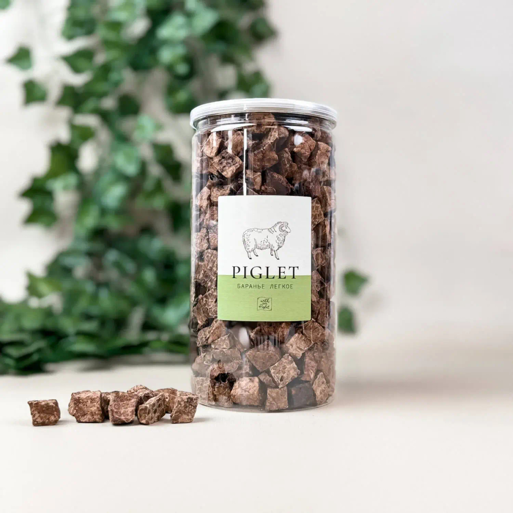 Легкое баранье для собак 15 мм 240г, банка, With Love Piglet
