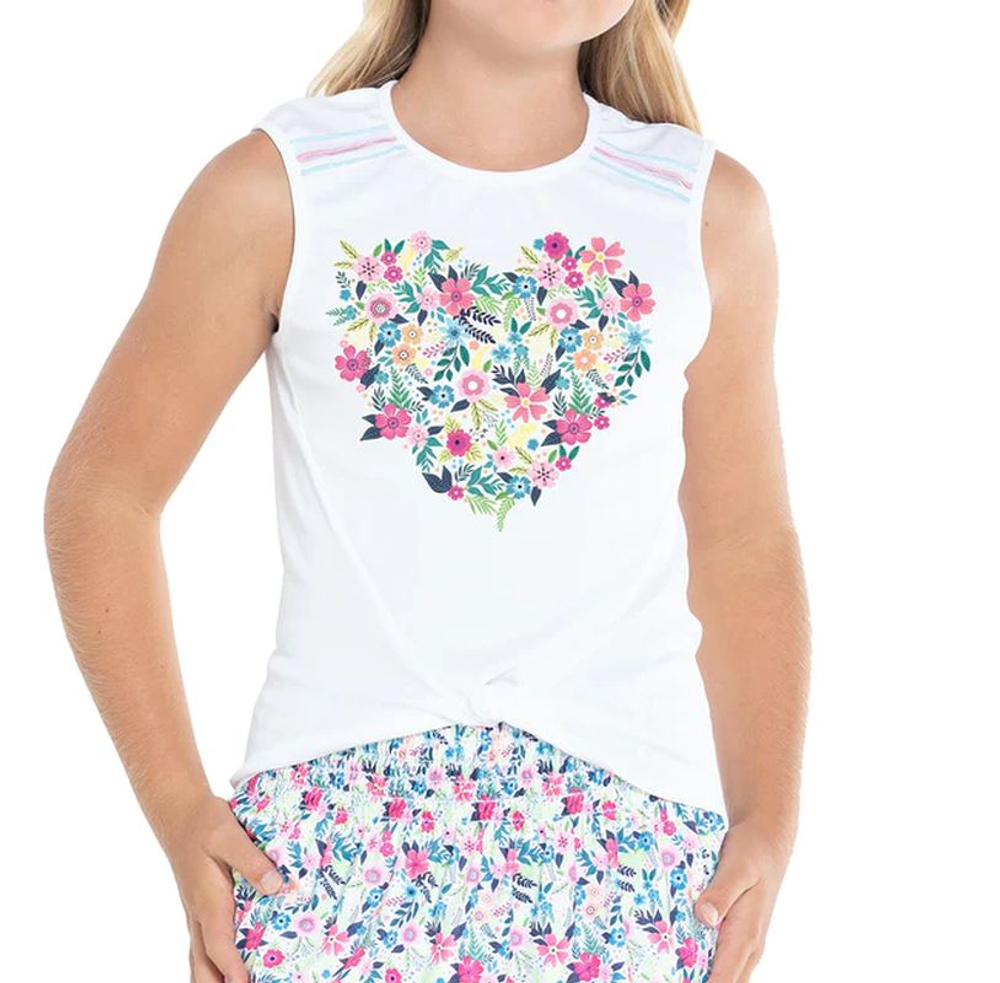 Девичья майка Lucky in Love Novelty Tank Top — multicolor