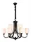 Люстра подвесная Sfera Sveta 2141/6+3 BLACK, 9×40 Вт, чёрная
