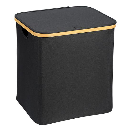 Корзина для белья neat mid, 40x33x43 см, черная