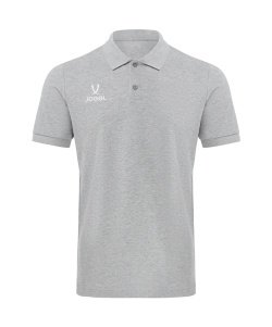 Поло Jogel ESSENTIAL Cotton Polo-K, серый меланж 91m