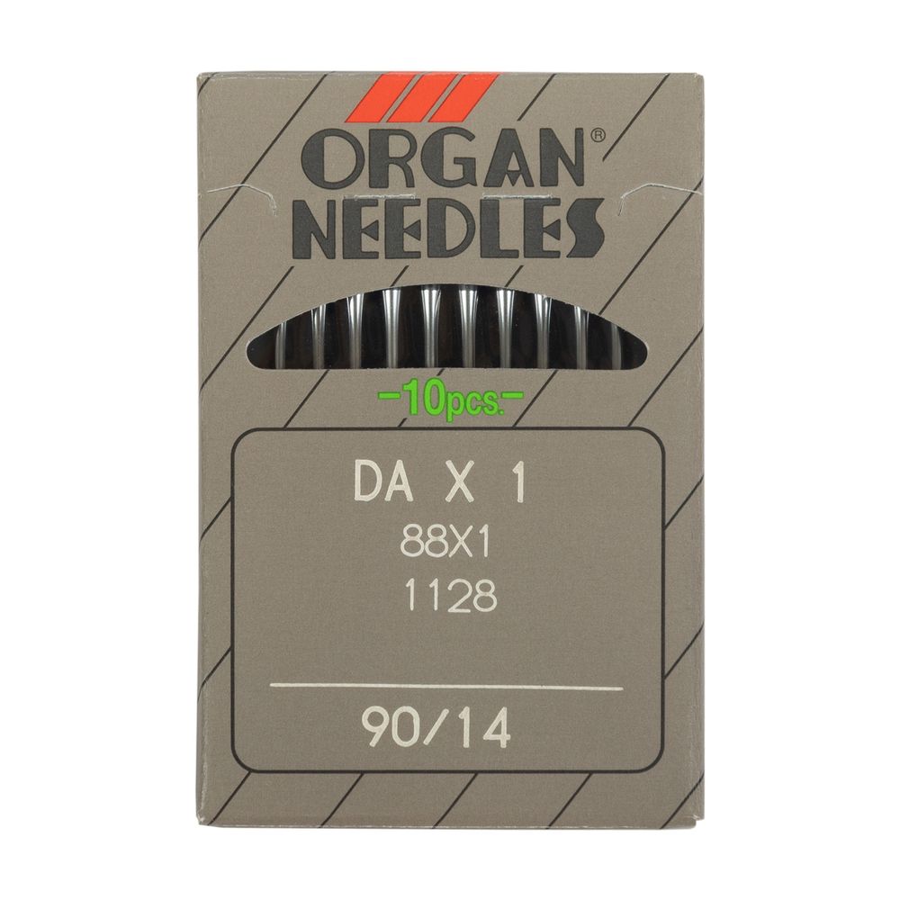 Иглы для промышленных швейных машин Organ DA*1, 10 шт, 090