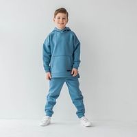 Худи с капюшоном "Деним" утепленное подростковое
