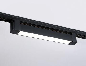 Трековый однофазный светодиодный светильник 20W 4200K 120° GL6733 BK чёрный Track System Ambrella