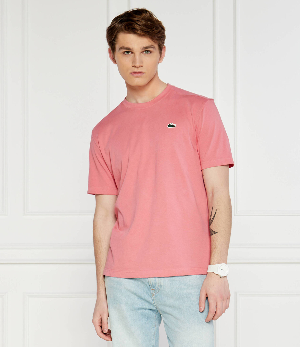 Футболка Lacoste - пудро-розовый(TH7618)