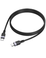 Usb Кабель-зарядка Type-C на Type-C Hoco X109 3A 60W 1м силиконовый черный